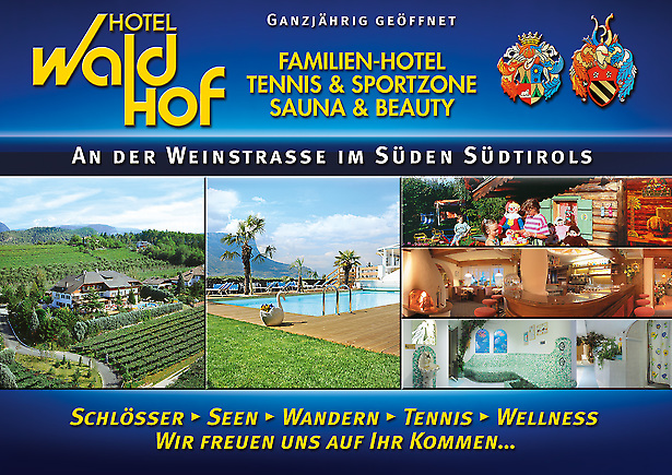 Hotel Waldhof - Postkarte von Tomm Everett